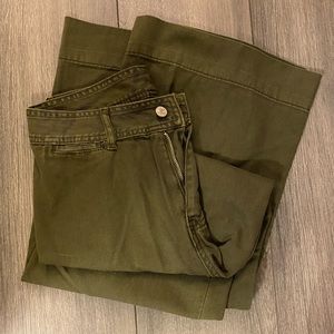 Shein Wide Leg Green Pants